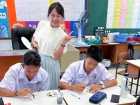 กิจกรรมศิลปะการวาดพัดจีน ชั้นมัธยมศึกษาปีที่ 4 Image 7